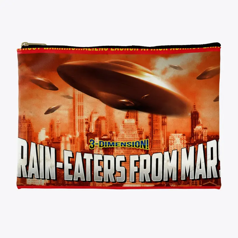 Brain-Eaters from Mars Retro Poster II